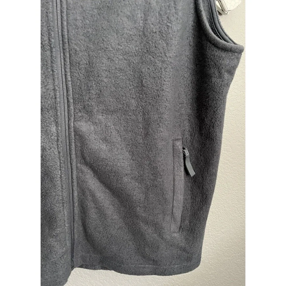 Free Fly Men's M Bamboo Viscose Full Zip Fleece Vest - Gray